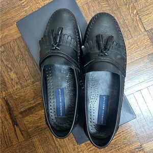 Giorgio Brutini Black Leather Loafers